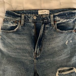 Abercrombie & Fitch The Ankle Straight Ultra High Rise